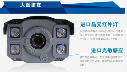 揭秘阵列红外监控摄像机 解析模拟高清与豪华四灯技术的安防优势